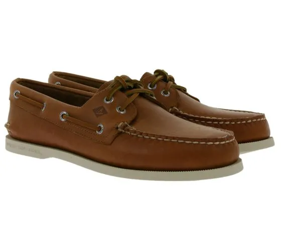 Leather Boat Shoes for Men in Different Colors by SPERRY Authentic Original 2-Eye