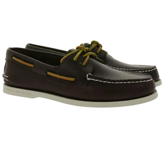 Leather Boat Shoes for Men in Different Colors by SPERRY Authentic Original 2-Eye