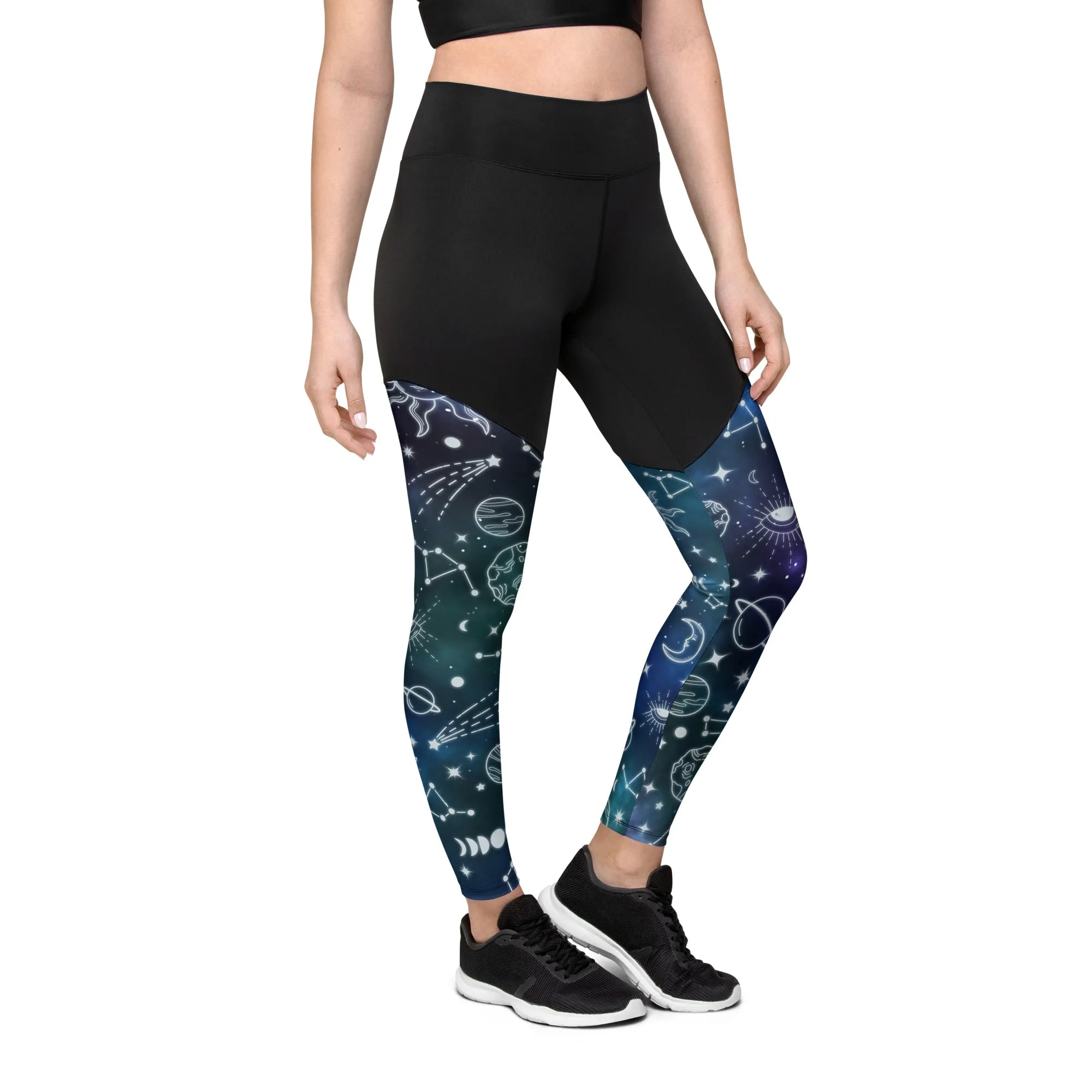 Spiritual Doodles Compression Leggings