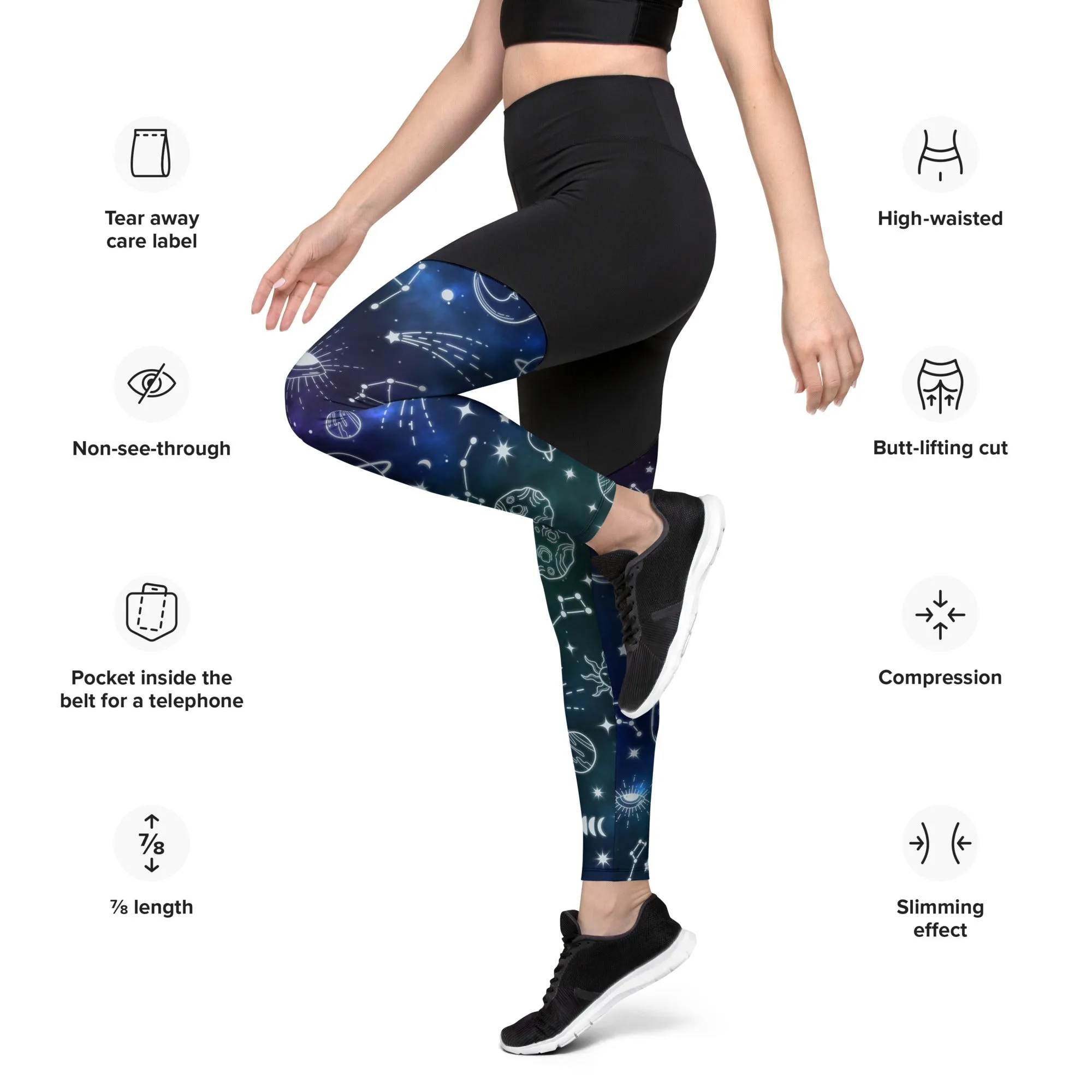 Spiritual Doodles Compression Leggings