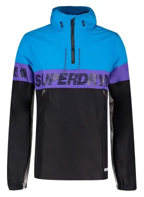 Superdry Overhead Retro 80s Cagoule Jacket Electric Shop Online