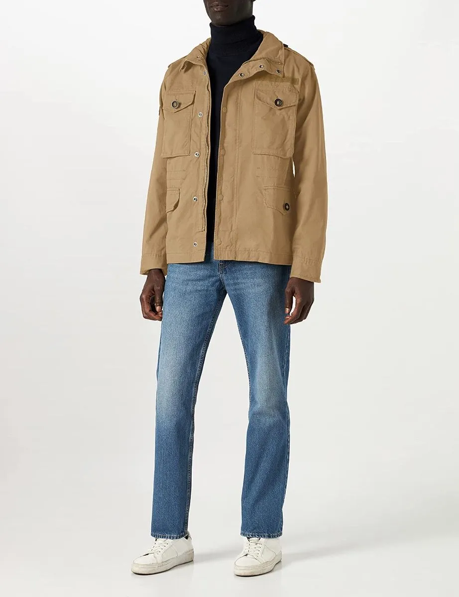 Superdry Vintage Field Canvas Jacket Dress Beige Online Store