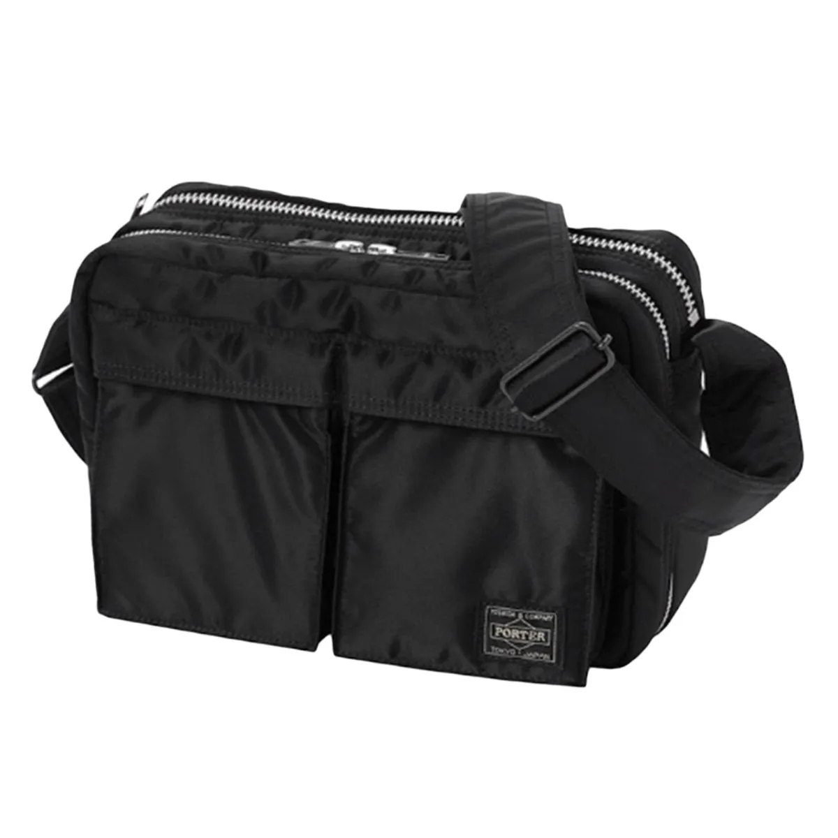 Tanker Shoulder Bag S (Black) by Porter Yoshida