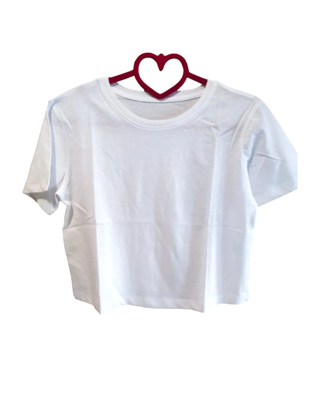 Basic 100% Cotton Crop Tee!