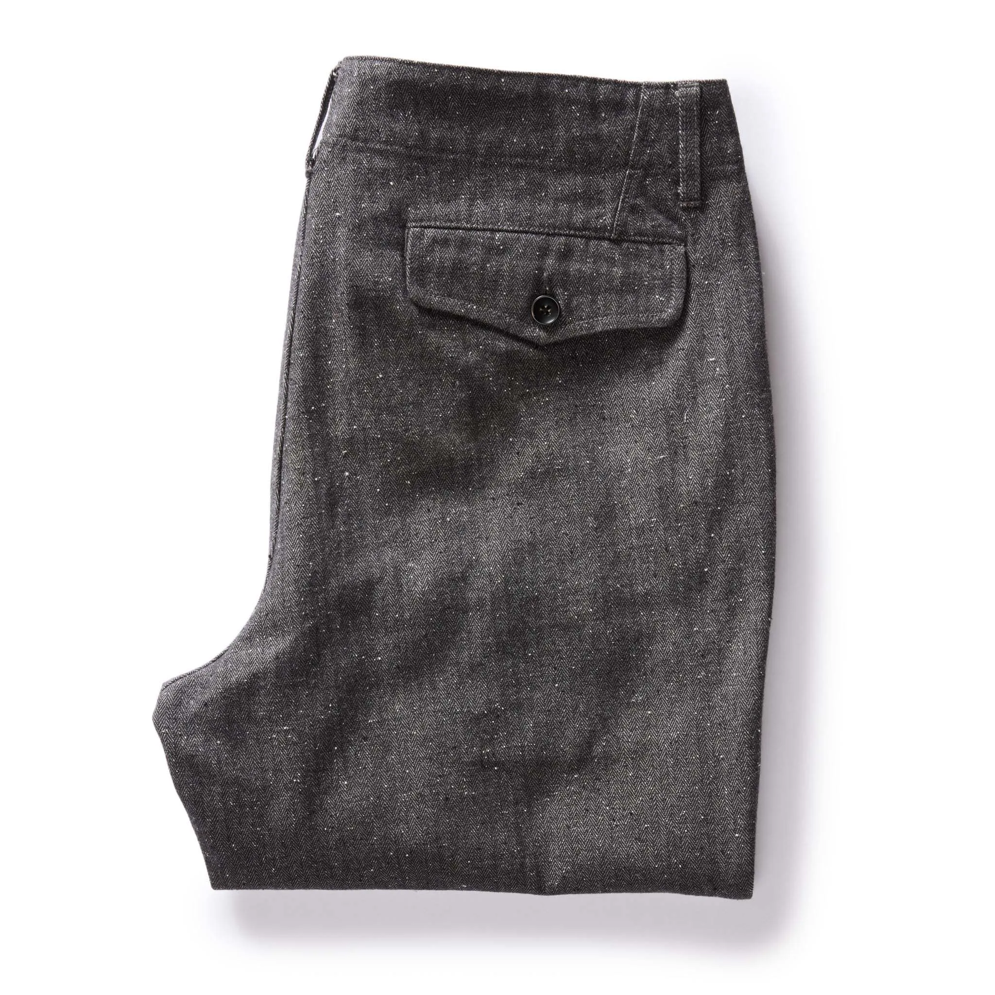 Carnegie Pant Granite Herringbone