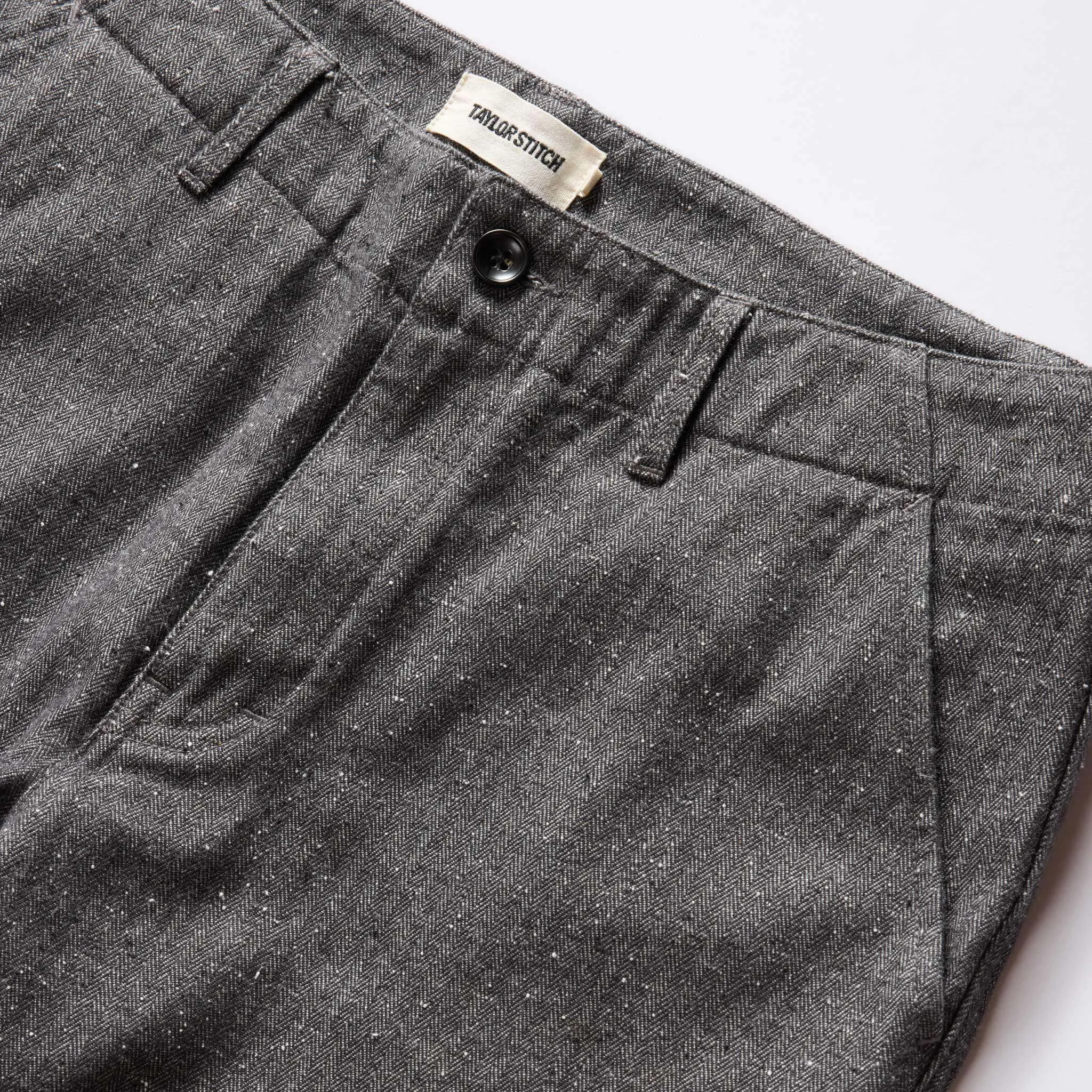 Carnegie Pant Granite Herringbone