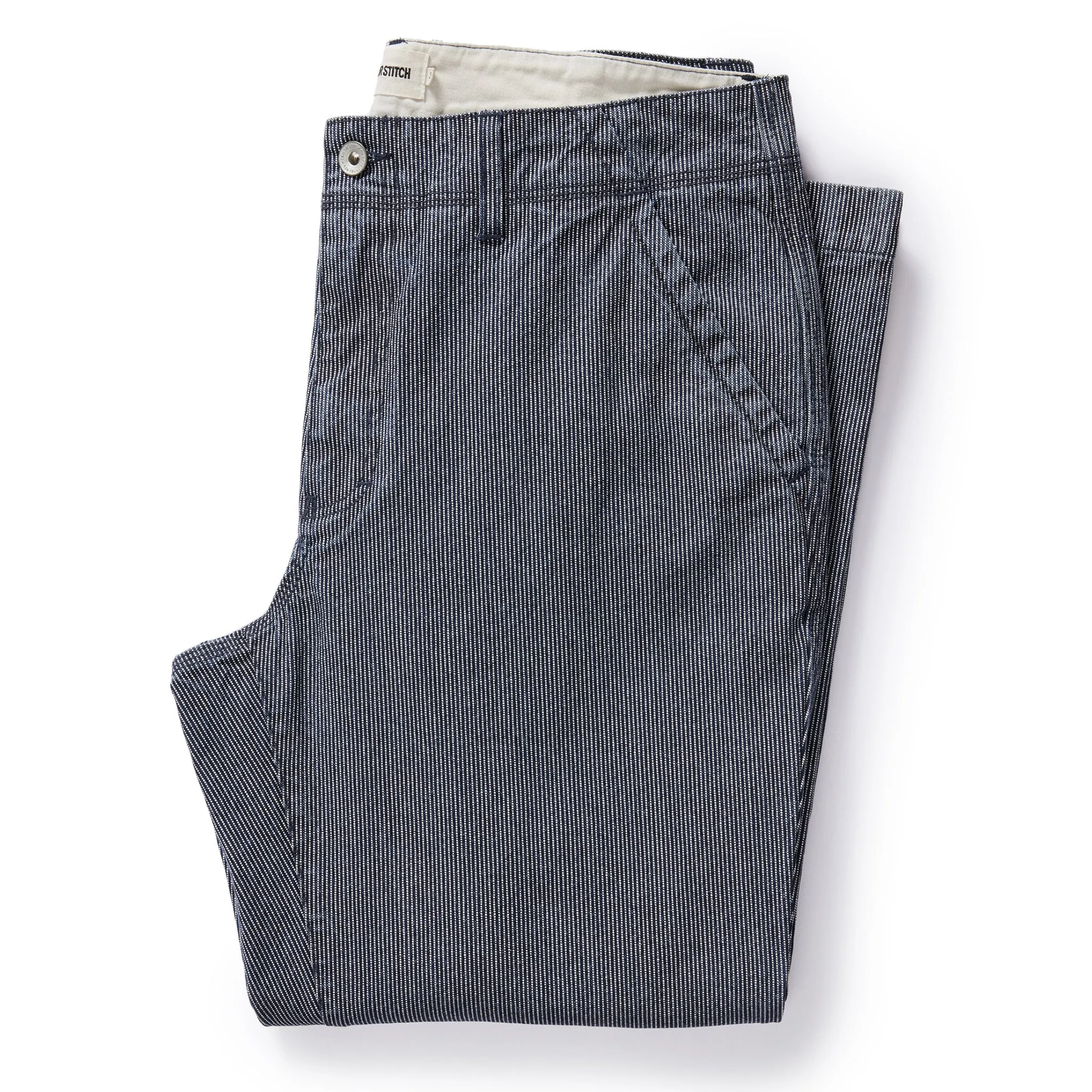 Morse Pant Washed Indigo Stripe