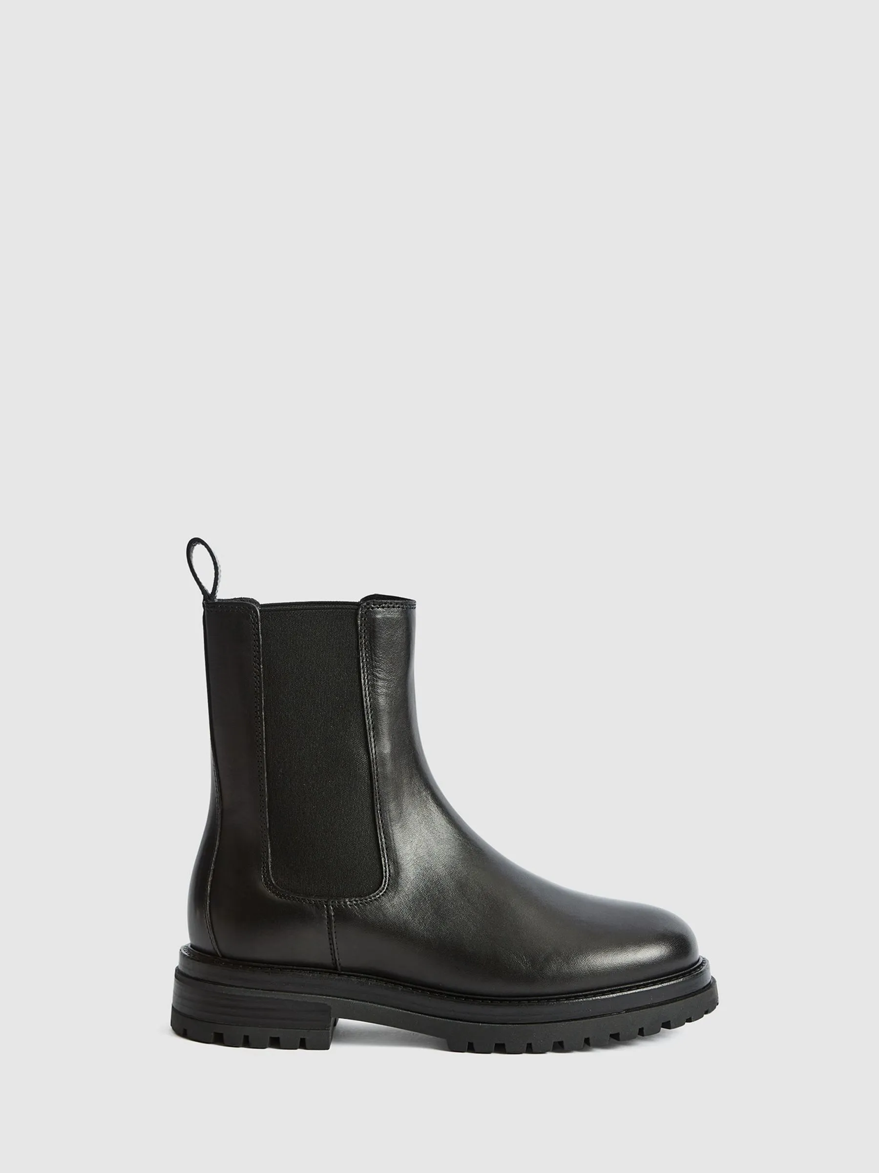 Thea Chelsea Leather Boots.