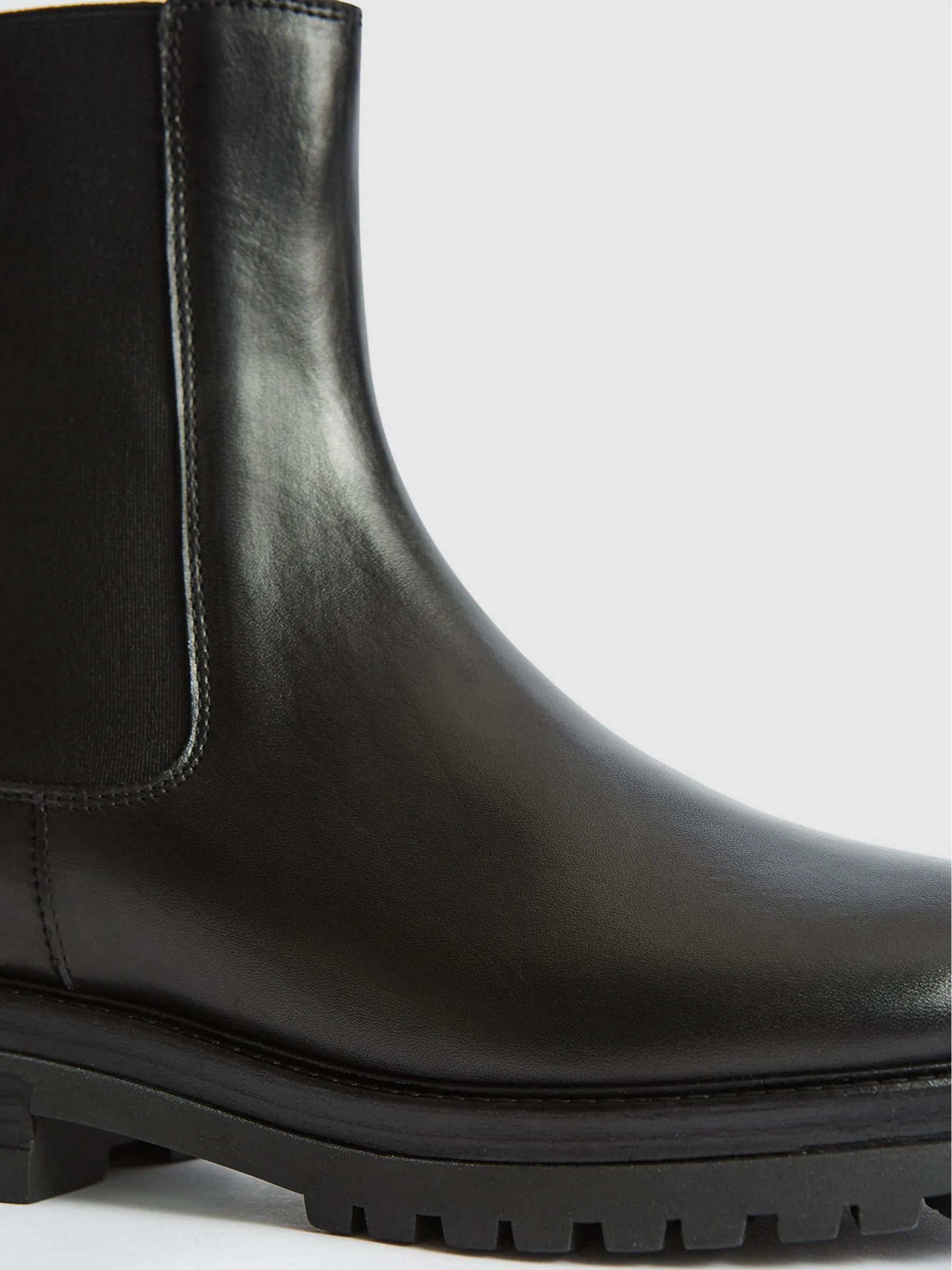 Thea Chelsea Leather Boots.