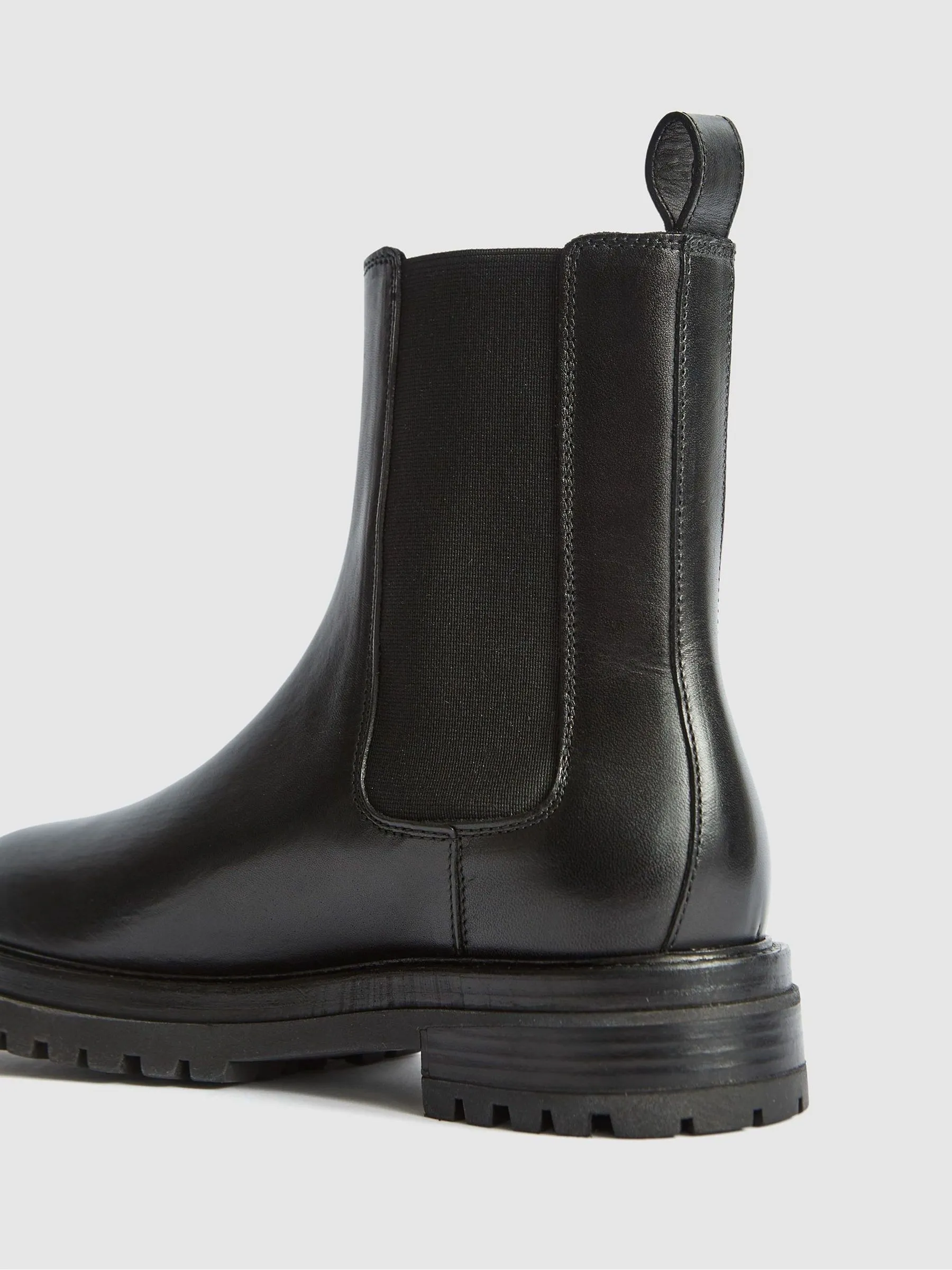 Thea Chelsea Leather Boots.