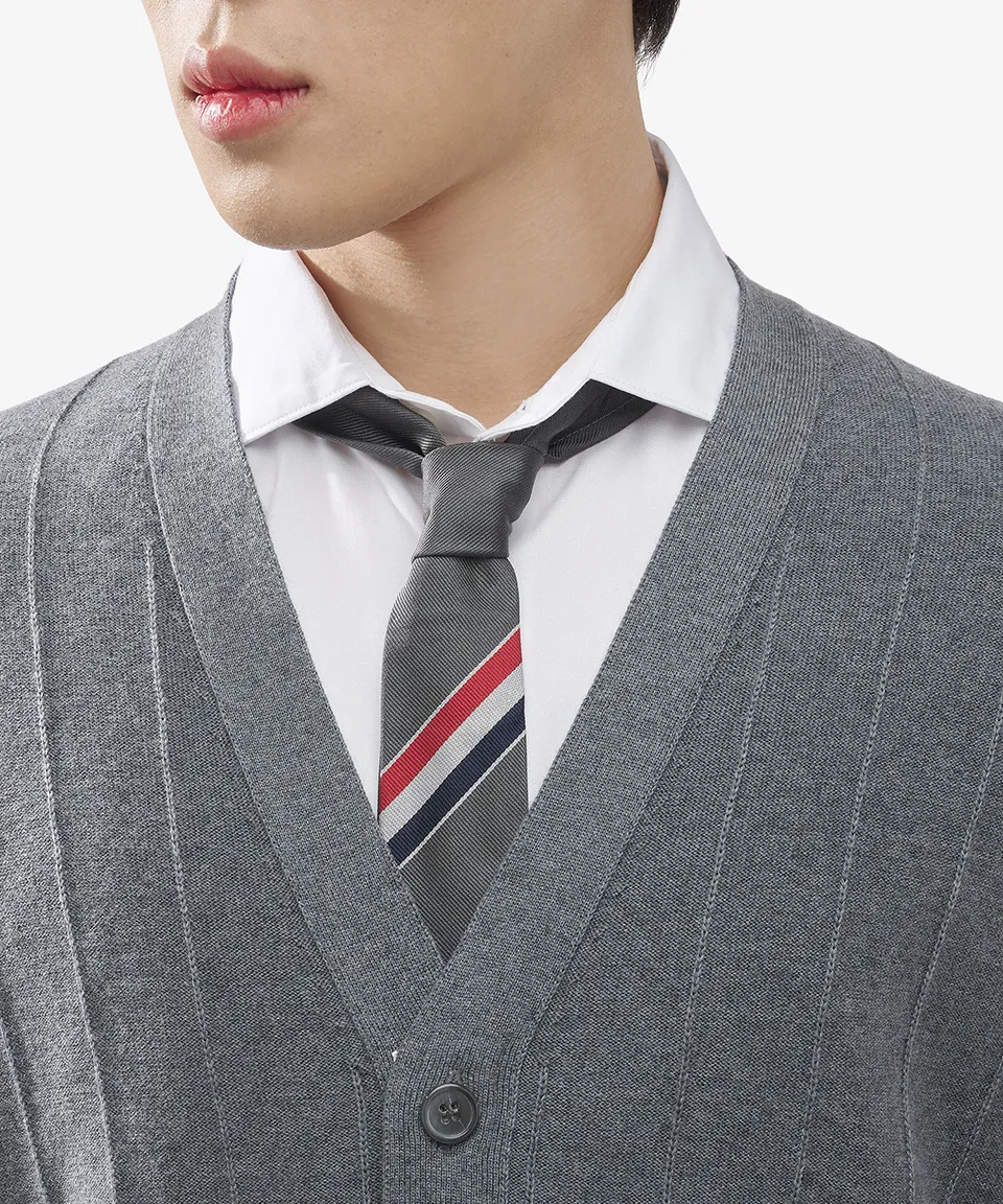 Thom Browne Stripes Street Style Cardigans