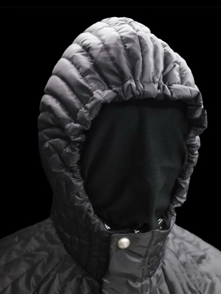 ThugClub Black Waterproof Down Jacket