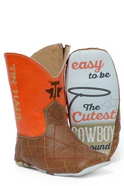 Tin Haul Infants' Mini Cowboy Boots - Anniversary Special Twister Design