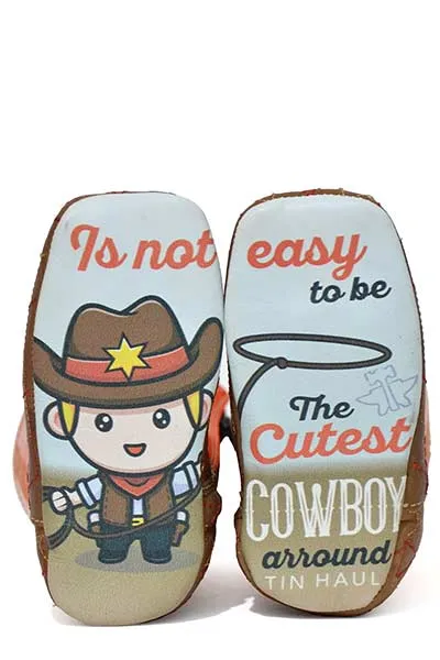 Tin Haul Infants' Mini Cowboy Boots - Anniversary Special Twister Design