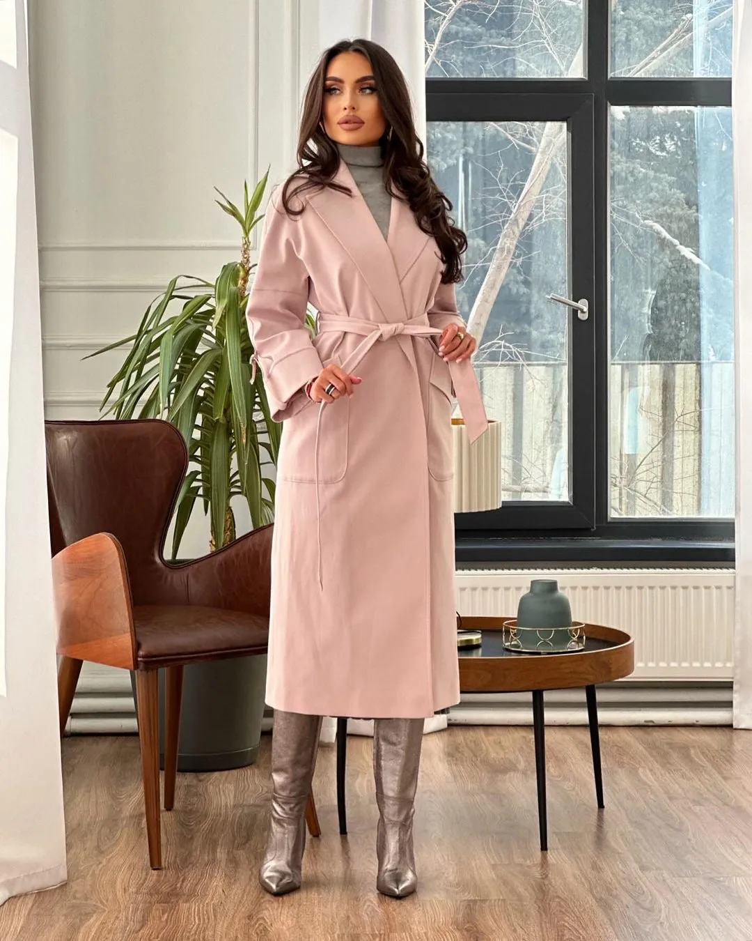 Trendy Cotton Trench Coat