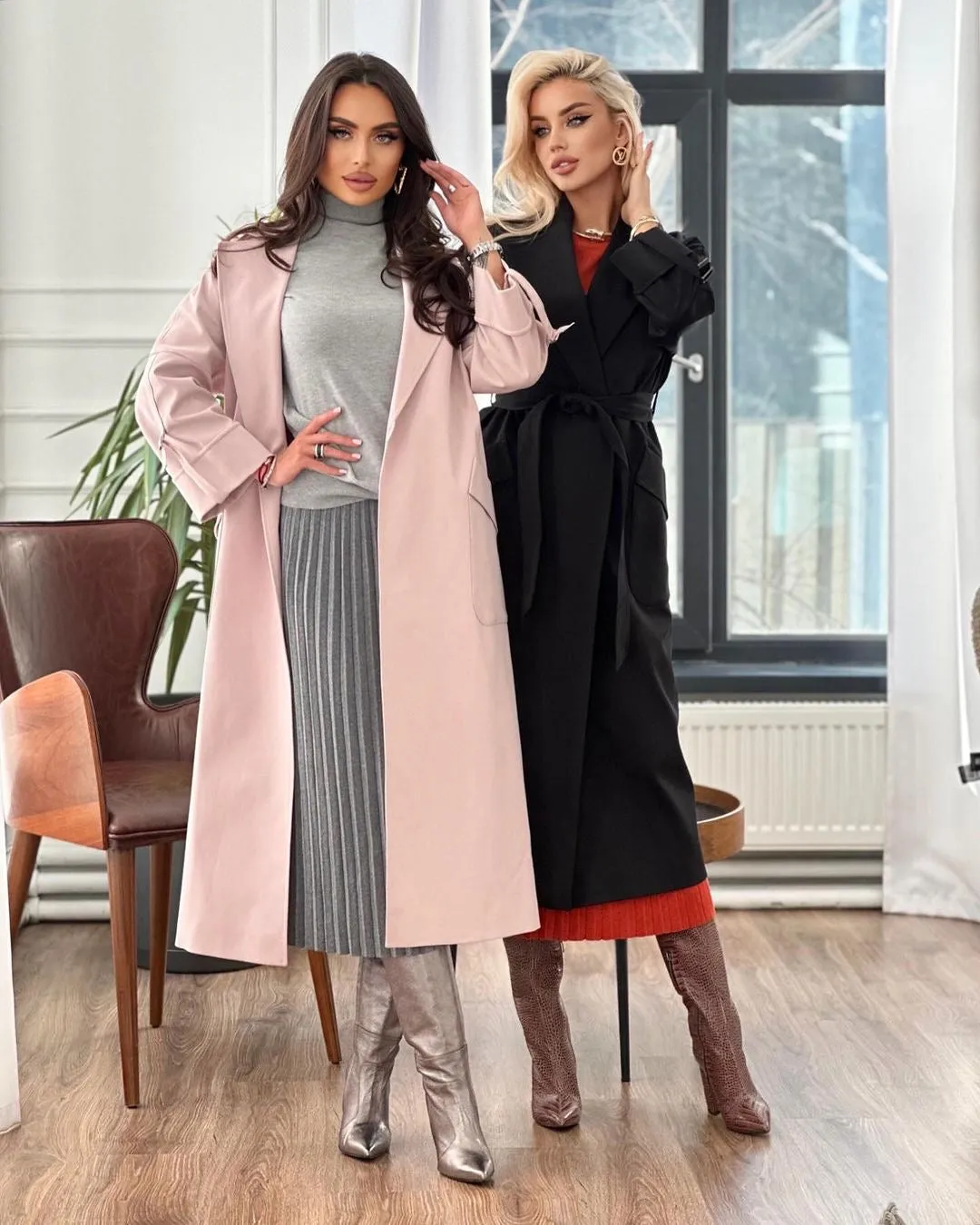 Trendy Cotton Trench Coat