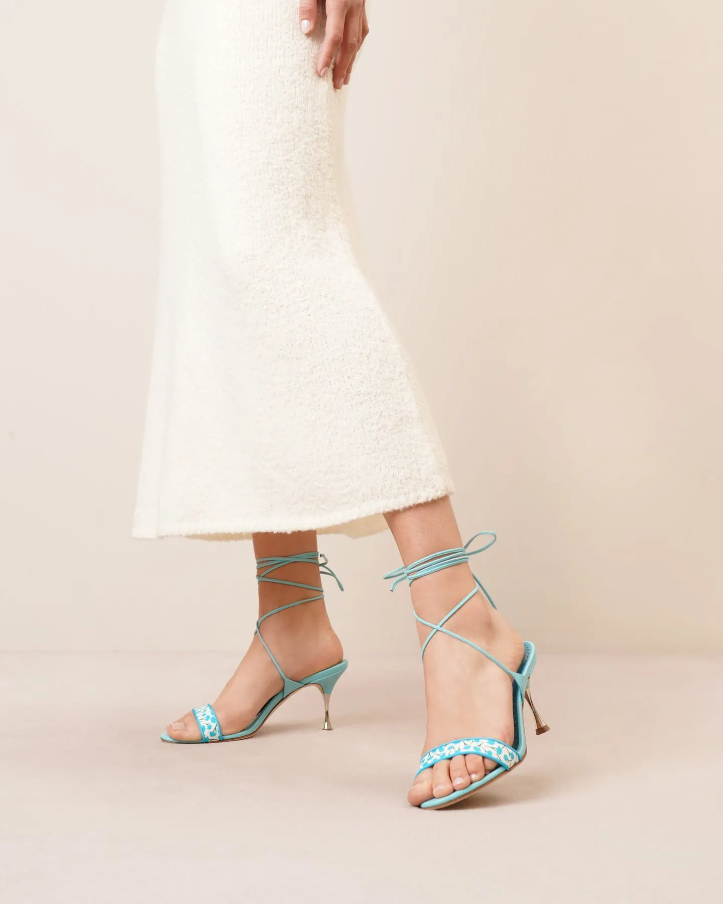 Turquoise Sandals by Manolo Blahnik Sittura 70