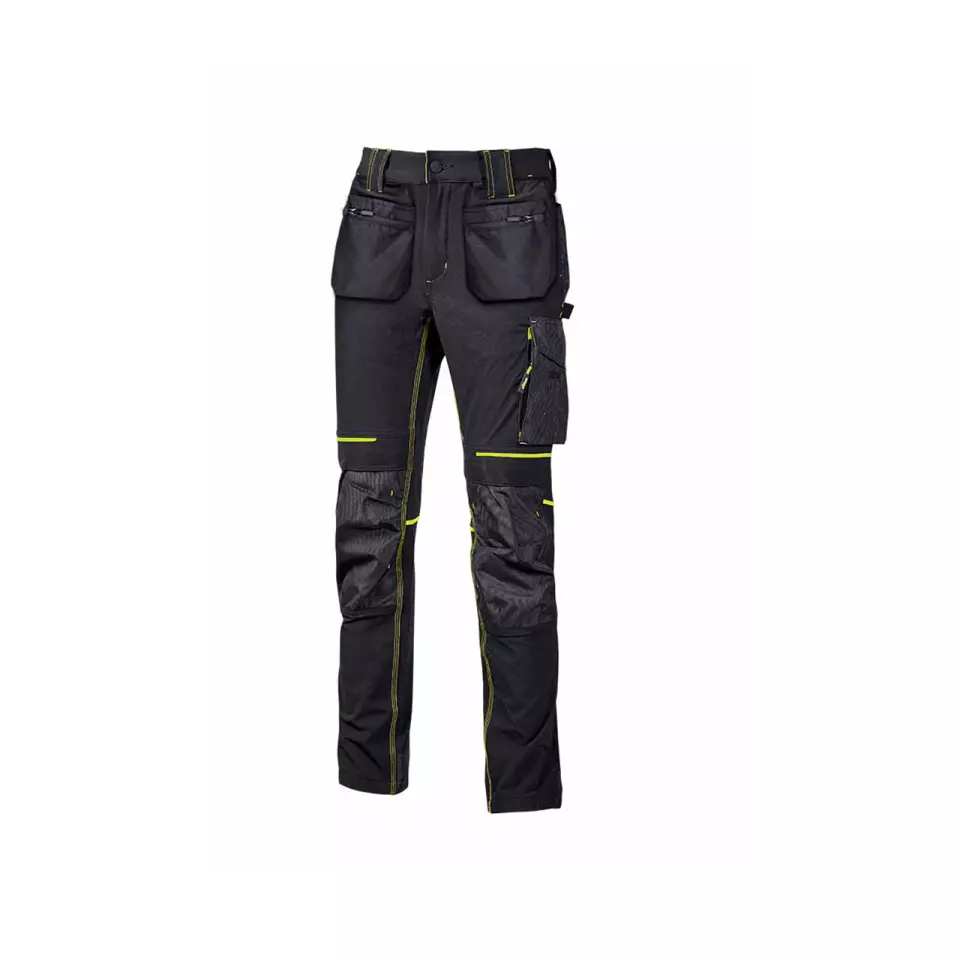 U-Power Atom Fly Black Carbon Trousers
