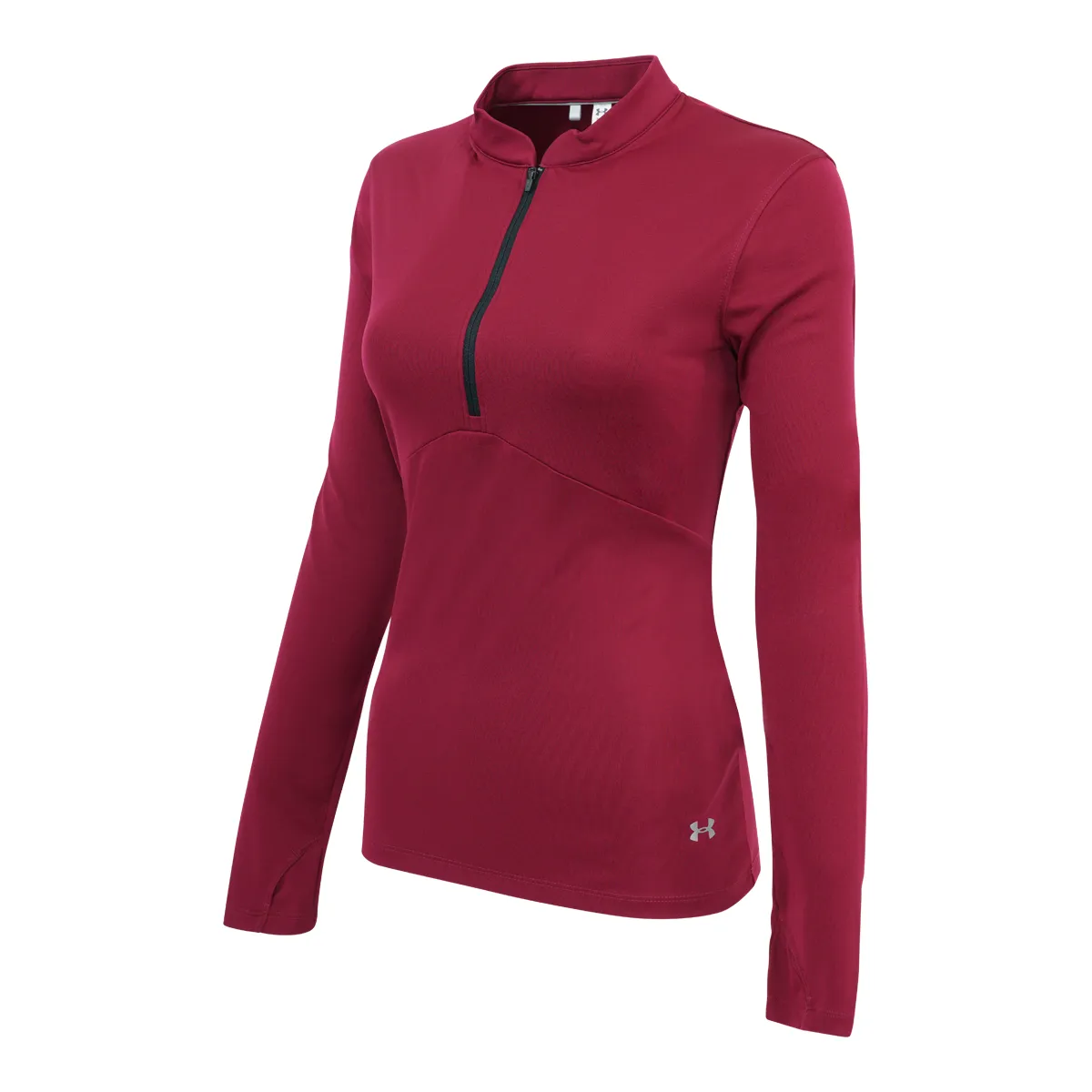 Under Armour Women's Swift Mock Jacket Black Currant Size Small.