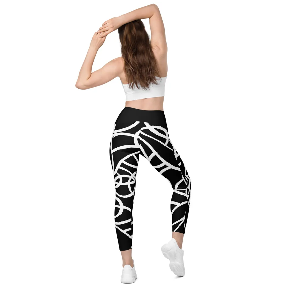 Underwater Plant Lovers Crossover Leggings Pocketed