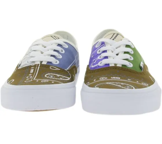 Paisley Pattern Low Top Shoes by VANS Authentic Women's Sneakers