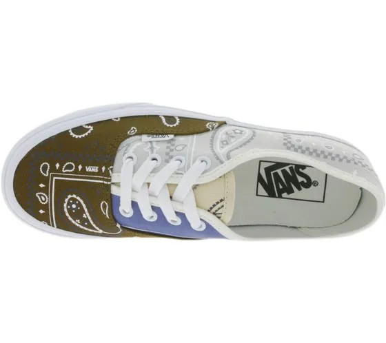 Paisley Pattern Low Top Shoes by VANS Authentic Women's Sneakers