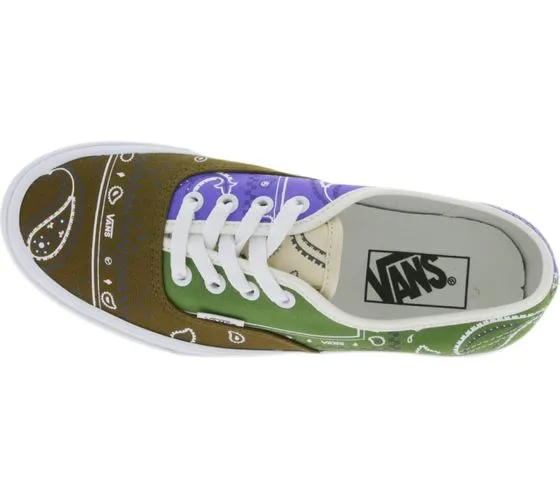 Paisley Pattern Low Top Shoes by VANS Authentic Women's Sneakers