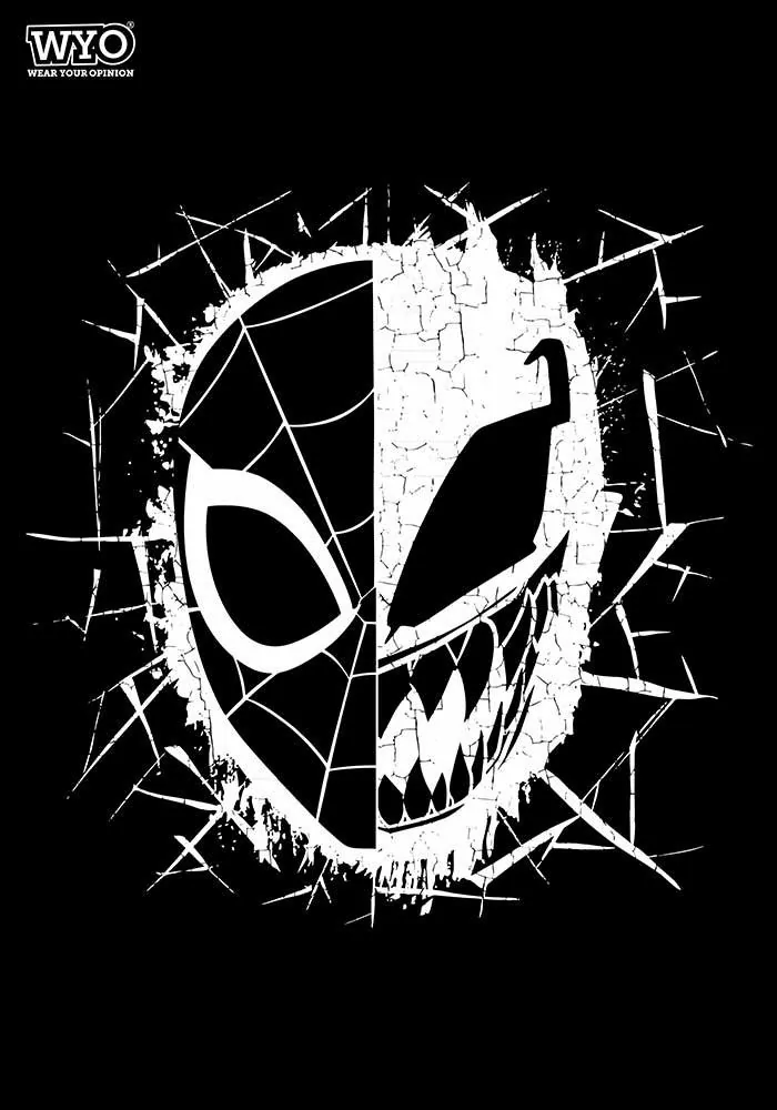 Venom & Spiderman Women Tshirt