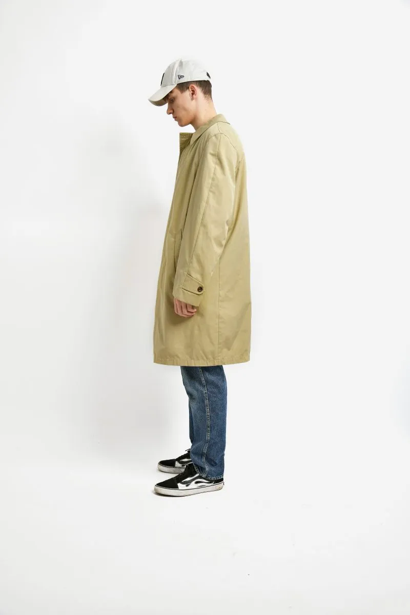 Vintage Men's Beige Mac Coat from the 90s