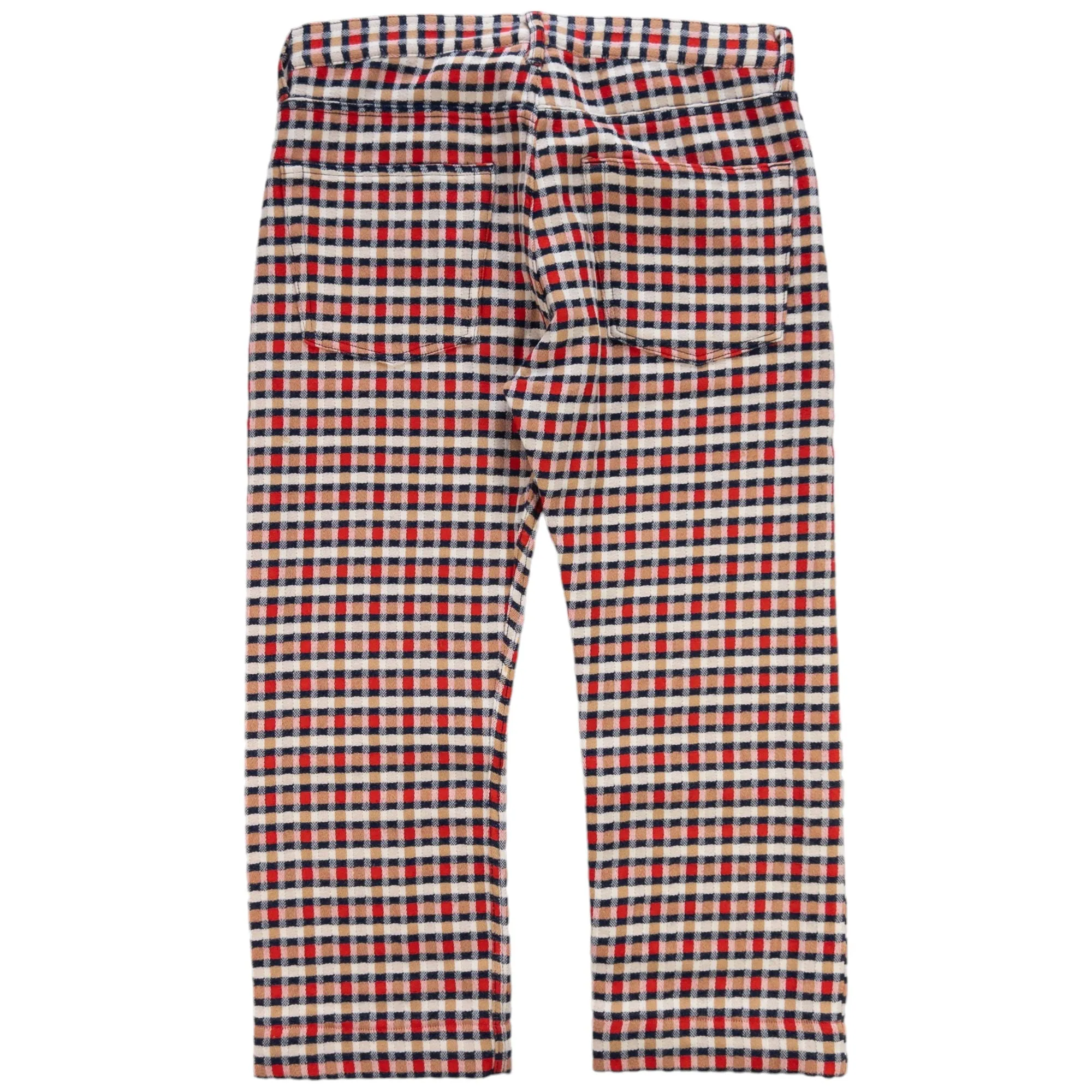 Vintage Junya Watanabe Wool Check 3/4-Length Trousers Size M