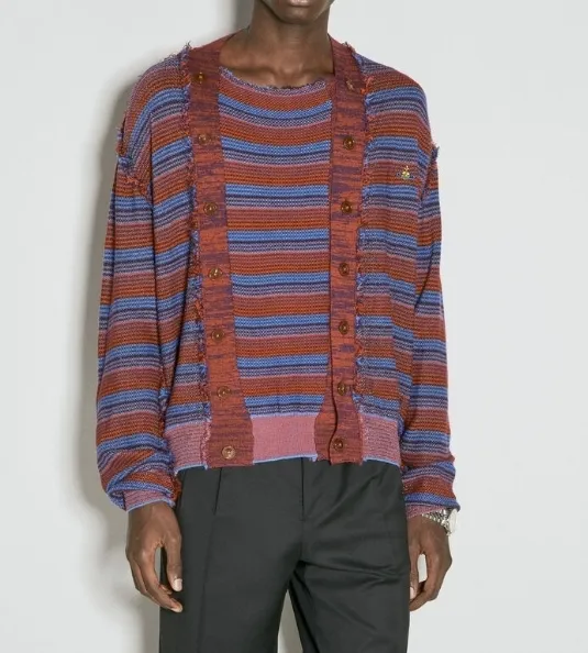 Vivienne Westwood Stripes Street Style Cardigans