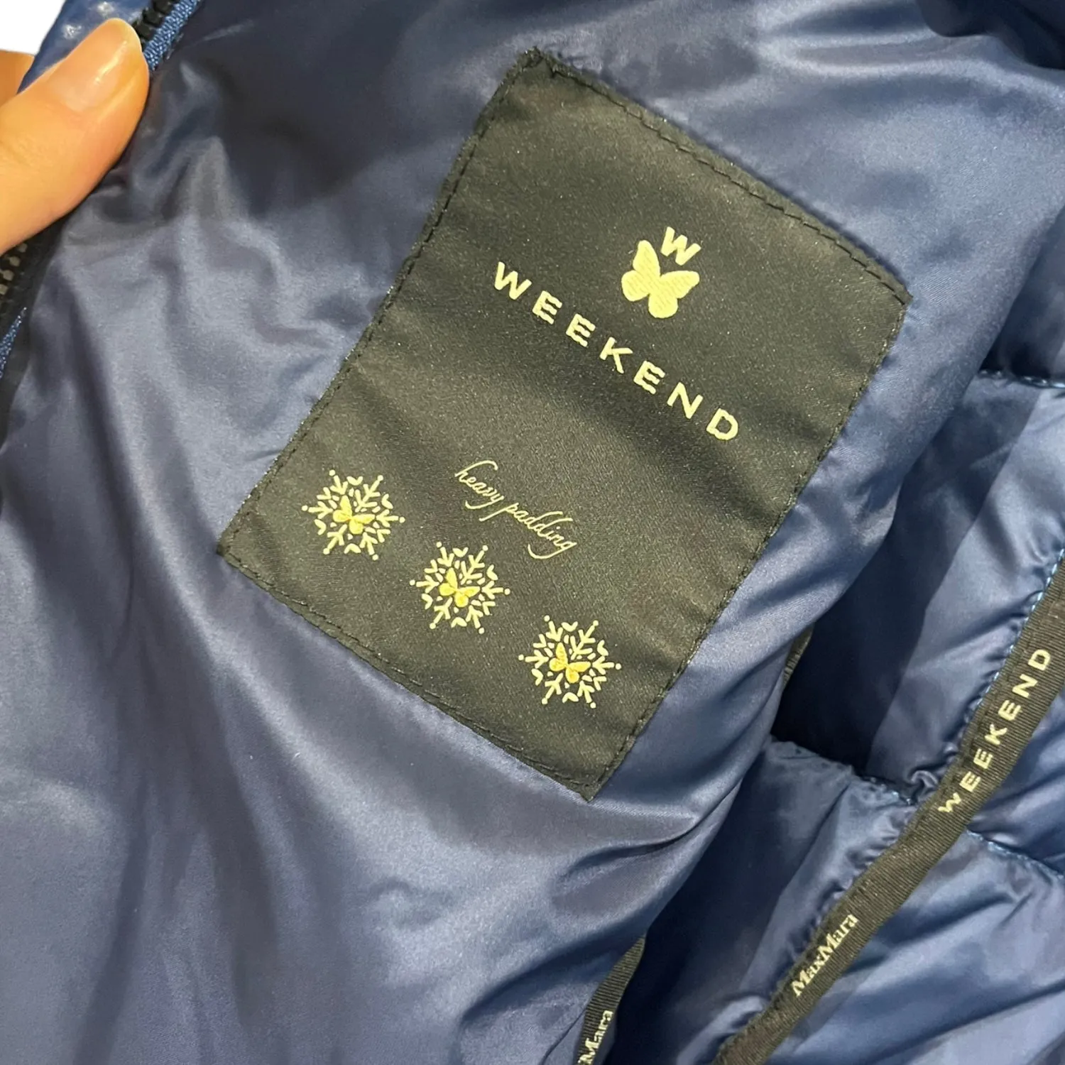 Weekend Max Mara Blue Puffer Jacket