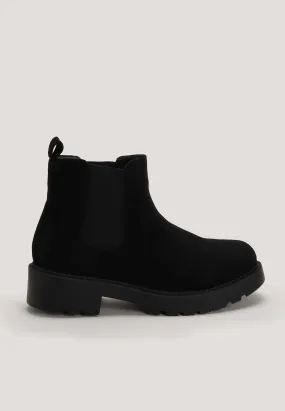 Women's Blank Chunky Style Ankle Boots Online Store