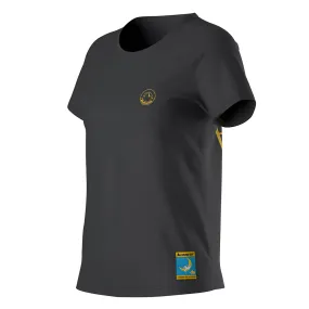 Women's Climbing On The Moon T-shirt - Carbon/giallo - XL