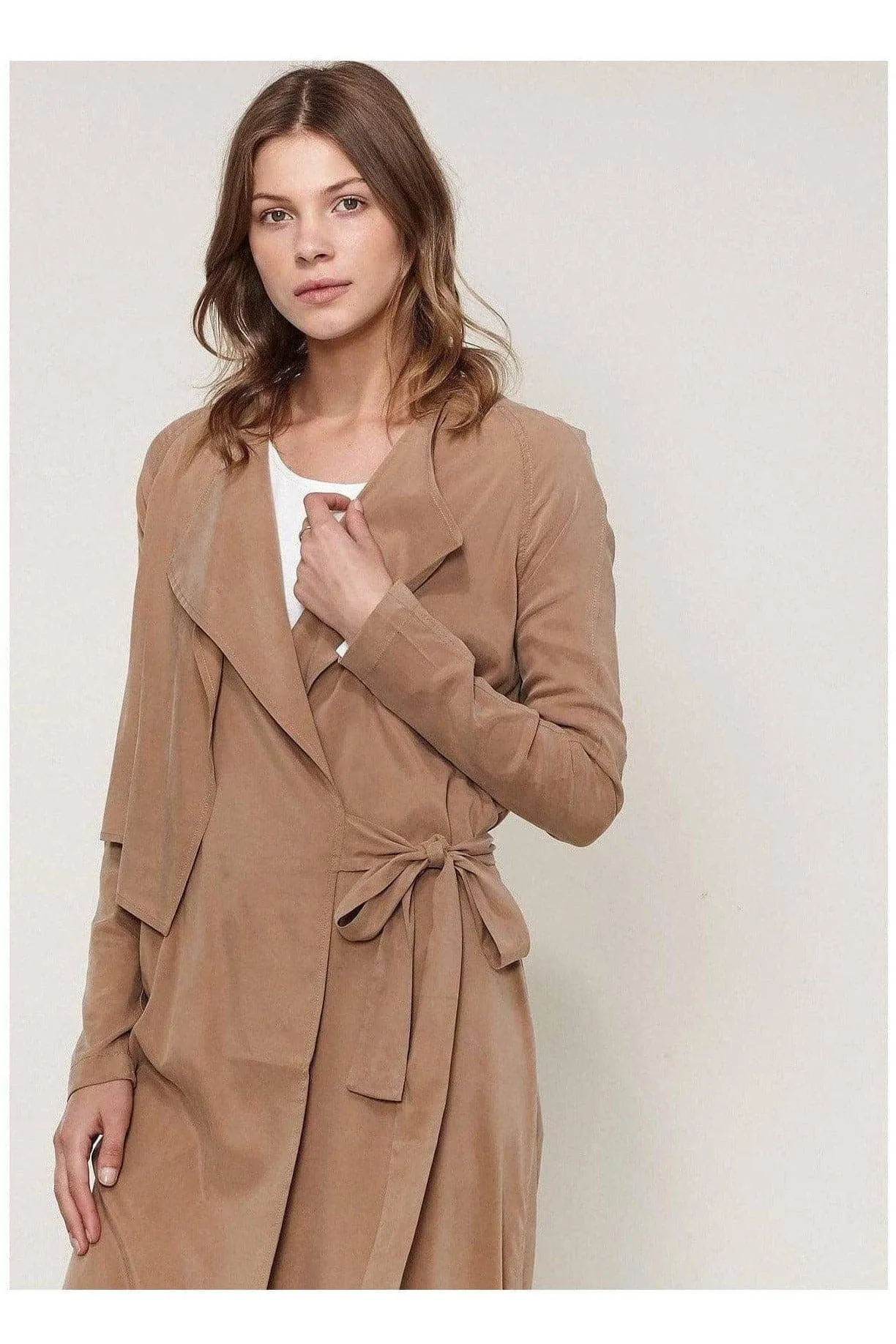 Sand Wrap Trench Coat for Women