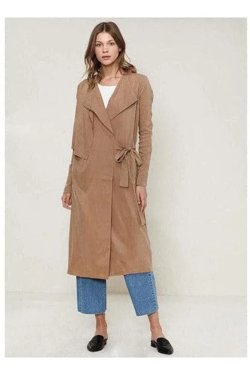 Sand Wrap Trench Coat for Women