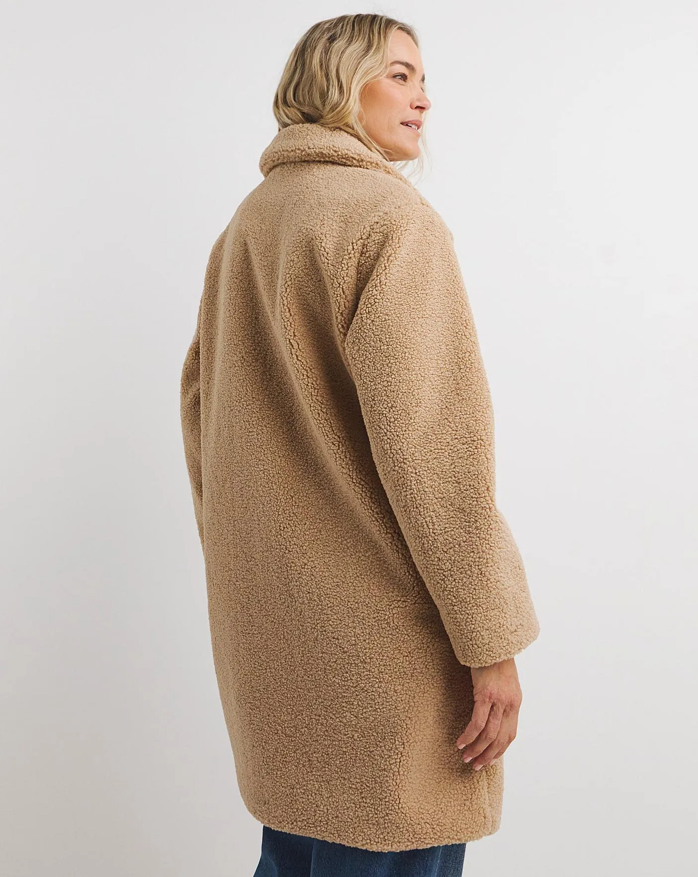 Wool Double Breasted Oversized Coat