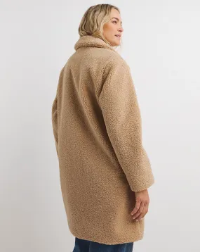 Wool Double Breasted Oversized Coat