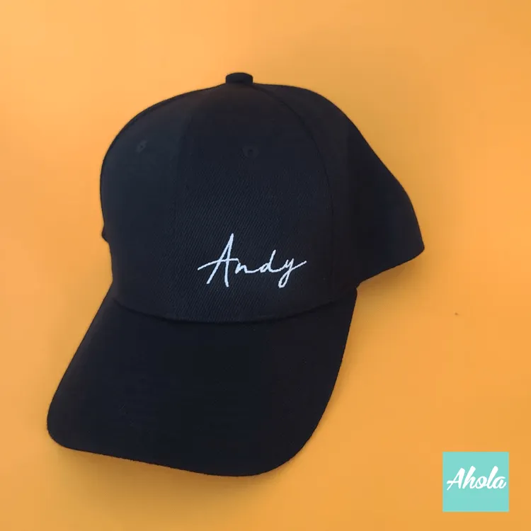 Custom Name Embroidered Baseball Cap - Zap Brand