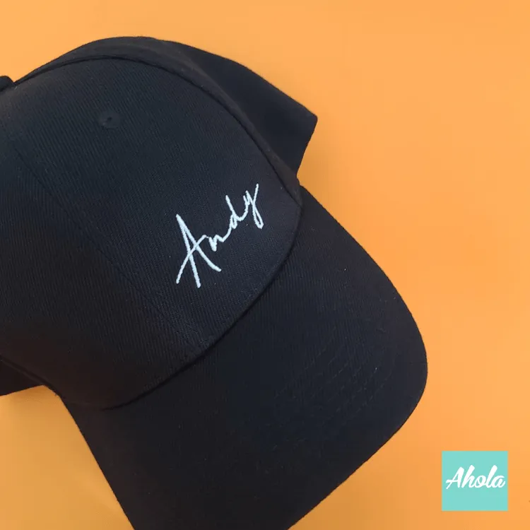 Custom Name Embroidered Baseball Cap - Zap Brand