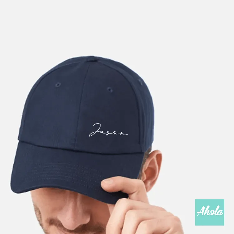 Custom Name Embroidered Baseball Cap - Zap Brand